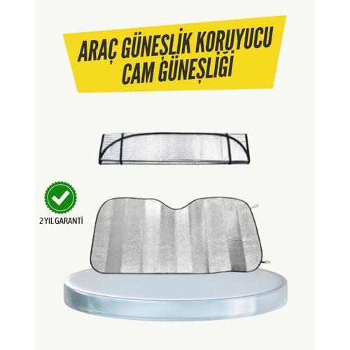 Metalize Reflektörlü Katlanabilir Araç Güneşliği – Yüksek Performanslı Isı Ve Uv Koruması