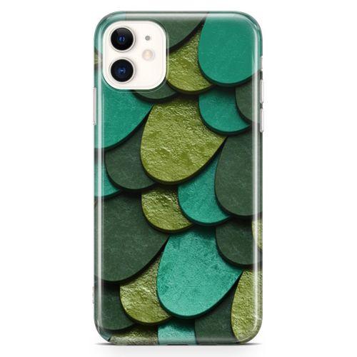 Apple iPhone 11 Kılıf Yeşilin 50 Tonu Arka Kapak Koruma Desenli Full Koruyucu