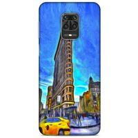 Xiaomi Redmi Note 9 Pro Kılıf Dünya Mimarisi (7) Telefon Kılıfı Flat Iron New York