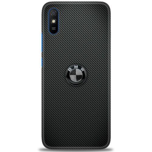 Xiaomi Redmi 9A Kılıf HD Baskılı Kılıf - Bmw Siyah + Tam Ekran Koruyucu
