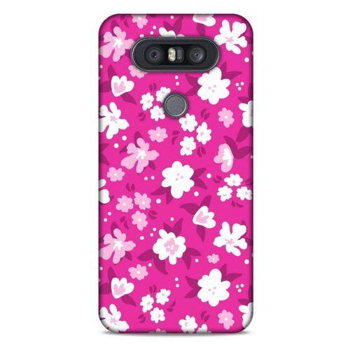 LG K41S - K51S Uyumlu Kılıf Pembe Delisi (7) Telefon Kılıfı Çiçekli