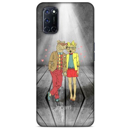 Oppo A52 Kılıf FunnyMaX (35) Fit Design Kılıf Gri