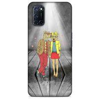 Oppo A52 Kılıf FunnyMaX (35) Fit Design Kılıf Gri