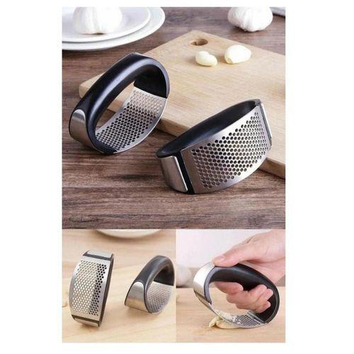 Zhlhome Ergonomik Tutma Saplı Çelik Sarımsak Ezici