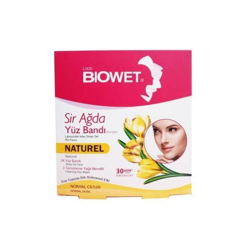 Lady Biowet Biowet 27'li Yüz Sir Ağda Bandı Naturel