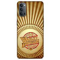 Oppo Reno 4 Uyumlu Kılıf Motorsiklet (42) Rugged Armor Kılıf Harley