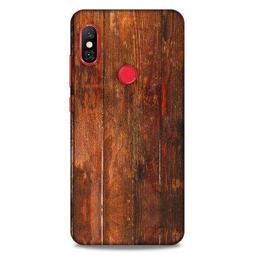 Lopard Xiaomi Mi A2 Lite Uyumlu Kılıf Wood'X (4) Koruma Kılıfı Desenli