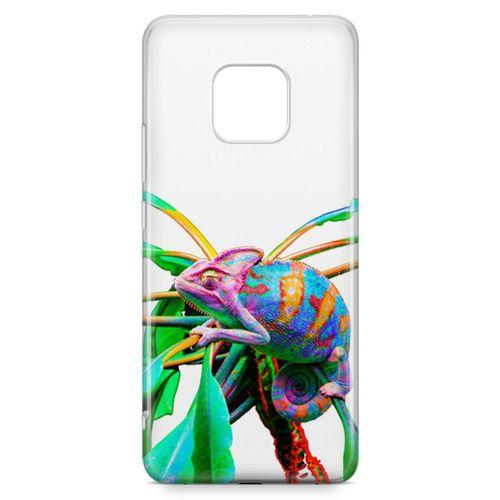Huawei Mate 20 Pro Kılıf İguana Arka Kapak Koruma Desenli Full Koruyucu