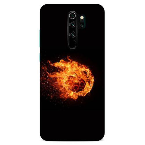Lopard Xiaomi Redmi Note 8 Pro Uyumlu Kılıf FireX (29) Arka Koruma Kılıfı Ateş Topu