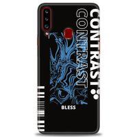 Samsung Galaxy A20S Kılıf HD Baskılı Kılıf - Contrast + Tam Ekran Koruyucu