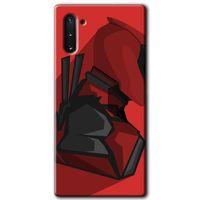 Samsung Galaxy Note 10 Kılıf HD Desen Baskılı Arka Kapak + Temperli Cam - DeadPool