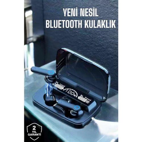 Bluetooth Kulaklık Powerbankli Dijital Göstergeli Dokunmatik Kontrol
