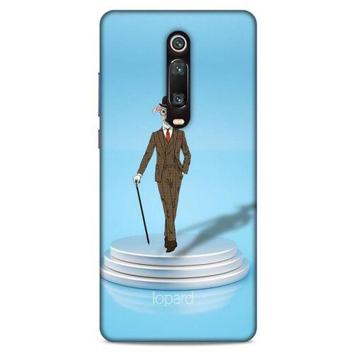 Xiaomi Mi 9T Kılıf FunnyMaX (45) Liquid Air Kılıf Açık Mavi Köpek