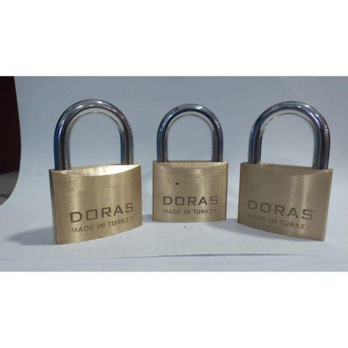 Ersa Doras 50 Mm 3 lü Sarı Pas Sistem Asma Kilit