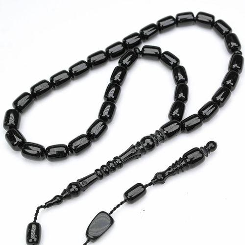 Yaprak Motif Halka Nakkaş Oyma İmameli Tespih