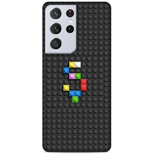 Lopard Samsung Galaxy S21 Ultra Uyumlu Kılıf BloX (31) TPU Kılıf Ş Harfi