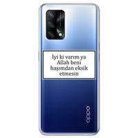Oppo A74 Kılıf HD Yazı Baskılı Silikon Arka Kapak - Yazı 11