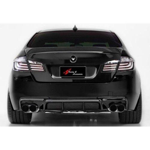 Bmw F10 Uyumlu (2010-2017) Vorsteiner Sağ Sol Çift Çıkış Difüzör (Parlak Siyah)