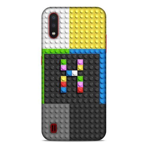 Lopard Samsung Galaxy A01 Uyumlu Kılıf BloX (40) Fit Silikon Kılıf X Harfi