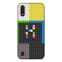 Lopard Samsung Galaxy A01 Uyumlu Kılıf BloX (40) Fit Silikon Kılıf X Harfi