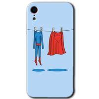 MRCİLETİSİM iPhone XR Kılıf HD Desen Baskılı Arka Kapak + Temperli Cam - İzin Günü