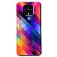 Tecno Camon 16 Kılıf HD Desen Baskılı Arka Kapak - Multi Oblique