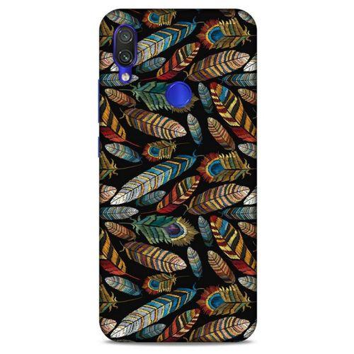 Xiaomi Redmi Note 7 Kılıf Desenli Özel Seri Tüyler (28) Arka Kapak