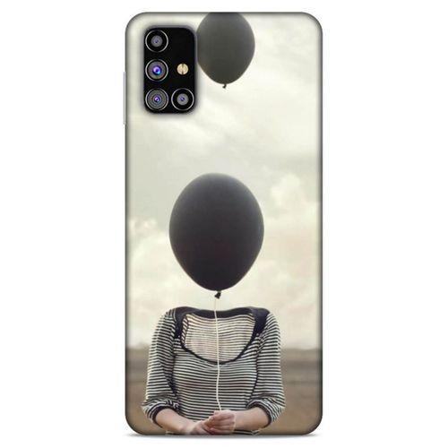 Lopard Samsung Galaxy M31s Uyumlu Kılıf Manipülasyon ☻ (30) Silicone Case Desenli