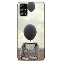 Lopard Samsung Galaxy M31s Uyumlu Kılıf Manipülasyon ☻ (30) Silicone Case Desenli