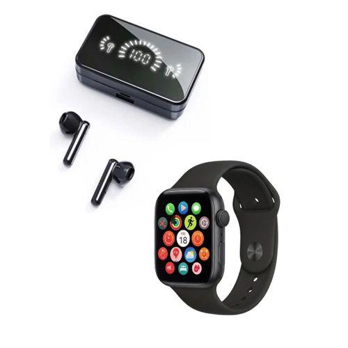 Akıllı Saat Ve Bluetooth Kulaklık Seti Amoled Ekran Uzun Batarya Ve Kablosuz Kullanım