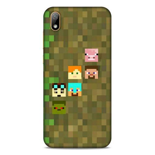 Lopard Huawei Y5 2019 Uyumlu Kılıf PiXel (14) Lansman Kılıf Minecraft Karakterleri