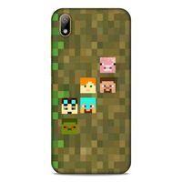 Lopard Huawei Y5 2019 Uyumlu Kılıf PiXel (14) Lansman Kılıf Minecraft Karakterleri
