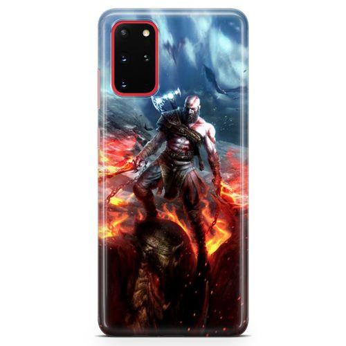 Samsung Galaxy S20 Plus Kılıf God Of War Arka Kapak Koruma Desenli Full Koruyucu