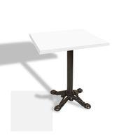 Dockers Çipa Laminat Kare Masa 80x80 ESB - Beyaz