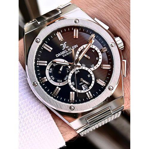 Daniel Klein Hasır Kordon İtalyan Tasarım Bileklik Hediyeli 2 Yıl Garantili Erkek Kol Saati E10885.2