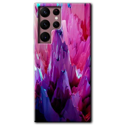 Galaxy S22 Ultra Kılıf HD Desen Baskılı Arka Kapak - Abstraction Sharp + Kırılmaz Cam