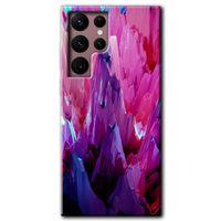 Galaxy S22 Ultra Kılıf HD Desen Baskılı Arka Kapak - Abstraction Sharp + Kırılmaz Cam