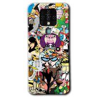 MRCİLETİSİM Tecno Camon 16 Kılıf HD Desen Baskılı Arka Kapak+Temperli Cam - Süper Çizgi Kahramanlar