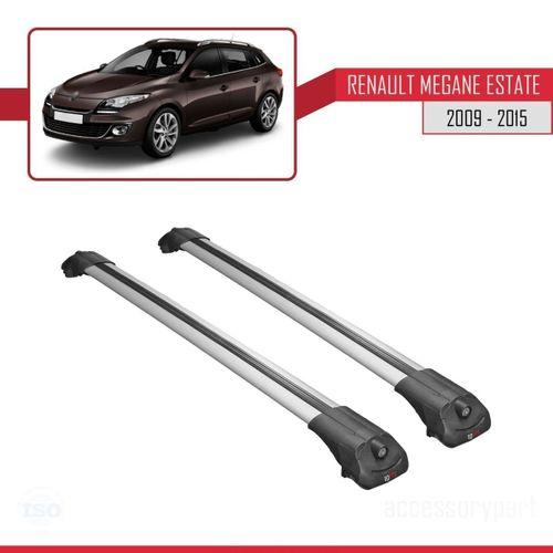 Renault Megane GRANDTOUR 2009-2015 Arası ile uyumlu ACE-1 Ara Atkı Tavan Barı GRİ