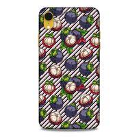 Frutix Mangosteen 02 Apple iPhone XR Kılıf Desenli Silikon