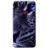 Samsung Galaxy A10s Kılıf HD Desen Baskılı Arka Kapak + Temperli Cam - Kaplan