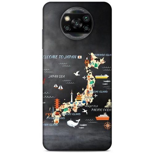 Xiaomi Redmi Poco X3 Kılıf Japonya (14) Lansman Kılıf Japonya Tur Haritası