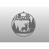 Mutlu Noeller Ren Geyiği Duvar Penceresi Dekorasyonu Sanat Süsleme (Bu ürün Sadece Plastik parçadır - Almadan Önce Soru Sorabilirsiniz)