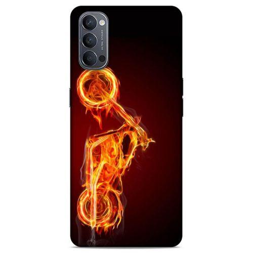 Lopard Oppo Reno 4 Uyumlu Kılıf FireX (44) Tough Armor Kılıf Motorsiklet