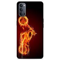Lopard Oppo Reno 4 Uyumlu Kılıf FireX (44) Tough Armor Kılıf Motorsiklet