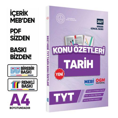 2027 YKS-TYT MEBİ-OGM Pratik Konu Özet Kitap SETİ RENKLİ A4 Boyut Görsel Destekli BASKI ÜCRETİ