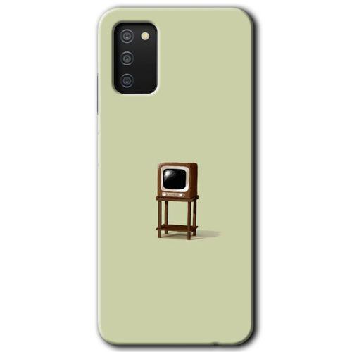 Samsung Galaxy A02s Kılıf HD Desen Baskılı Arka Kapak - Retro-TV