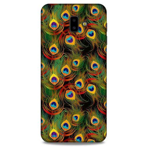 Samsung Galaxy J6 Plus Kılıf Desenli Özel Seri Tüyler (12) Koruyucu Silikon