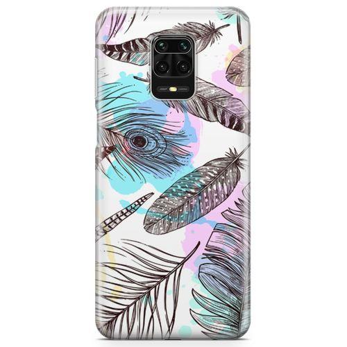 Xiaomi Redmi Note 9s Kılıf Tüylü Zerafet Arka Kapak Koruma Desenli Full Koruyucu