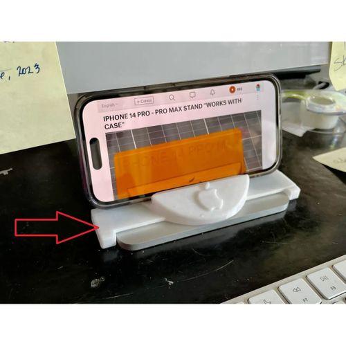 iMac Destekli İphone Standı PLA Baskı 01207